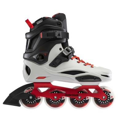 Rollerblade Inline Skates RB Pro X (Wheels: 80mm/85A, Bearings: Twincam ILQ-7 Plus) grey/red Men